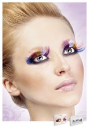 Реснички Multi-colored Glitter eyelashes