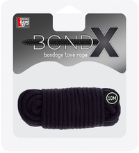 Веревка для бондажа BONDX LOVE ROPE - 10M BLACK