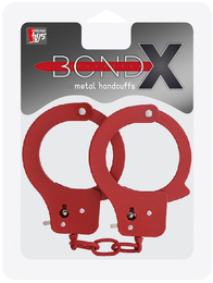 Наручники BONDX METAL CUFFS - RED