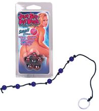 Анальная цепочка Jelly Soft Butt Beads: 13mm: blue